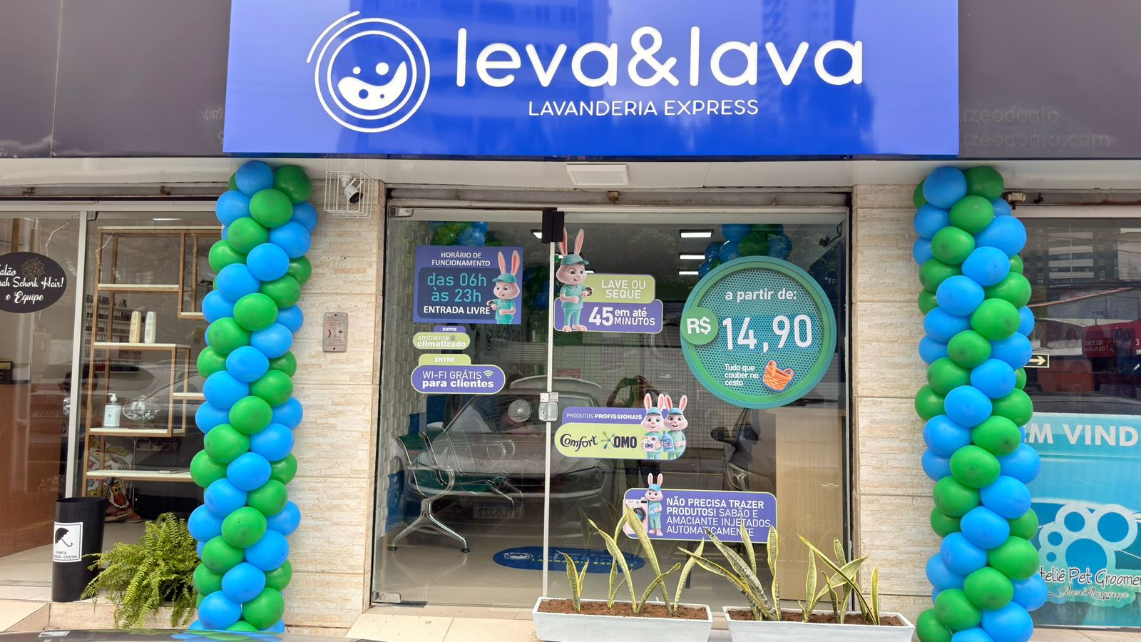 Interior da Leva & Lava Rosarinho